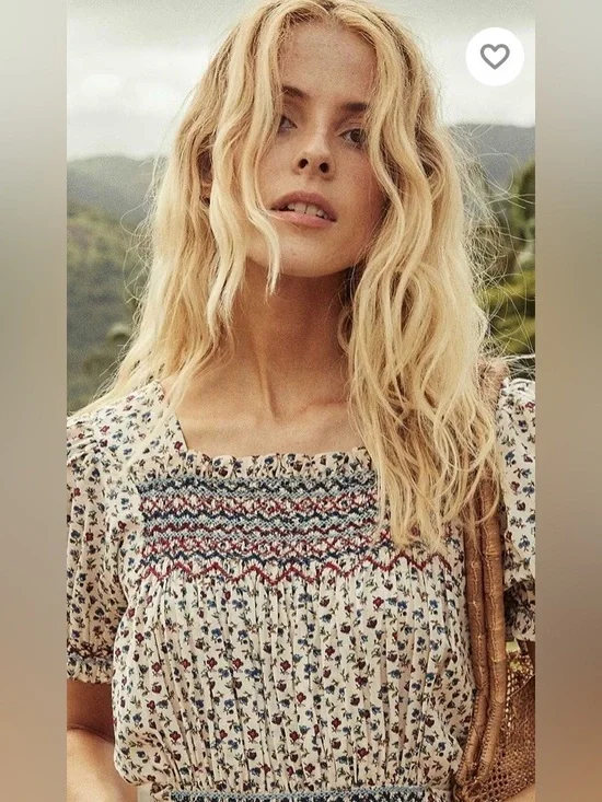 DÔEN Castalia Dress in Feathered Floral - Size Small - Picture 3 of 12